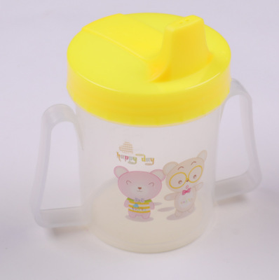 Infant Flat Head Duckbill Suction Cup Drop-Proof and Leak-Proof Kettle