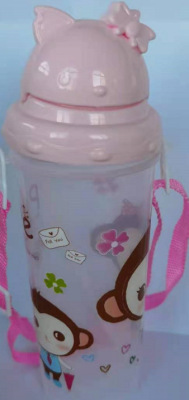 Kindergarten Water Bottle No-Spill Cup Leak-Proof Shatter Proof Cup Boys and Girls Water Cup