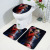 Comfortable Toilet Seat Cushion Three-Piece Set New Homehold European and American Style Ugly Female 3D Digital Printing Toilet Mat Cross-Border Wholesale