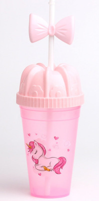 21 New Crown Love Head Water Cup Cartoon Cute Straight Drink Cup Drop-Resistant
