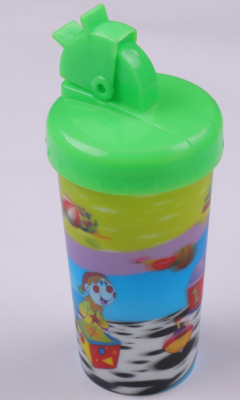 Children's 3D Cartoon Cute Water Bottle for Kindergarten Cup Anti-Fall Cup