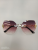 Internet Celebrity Hot Sale Glasses New Sunglasses Fashion Sunglasses Metal Rimless Sunglasses 368-21019