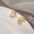 Korean Earrings Style Sterling Silver Needle Butterfly Studs Female Temperament Personalized Pearl Earrings DIY Ornament Wholesale