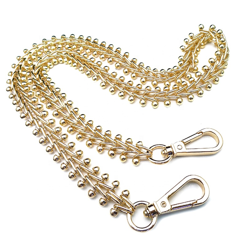 高质量的定制袋配件，金属铜手袋链