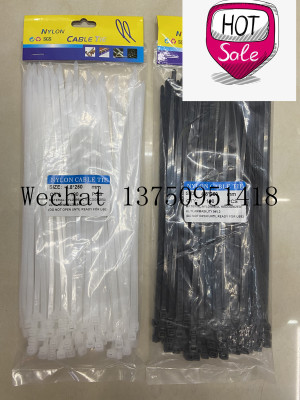 Hot Sale Export High Quality Nylon Cable Tie Factory Wholesale National Standard Non-Standard Black and White, Colored S