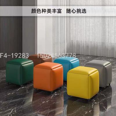 Internet Celebrity Rubik's Cube Combination Stool Household Stackable Sofa Small Low Stool Living Room Coffee Tablel1