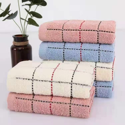 Affordable Pure Cotton Towel for Adult Male and Female Students Face Washing Bath Household Soft and Comfortable Wholesale Hand-Wiping Stall Towel