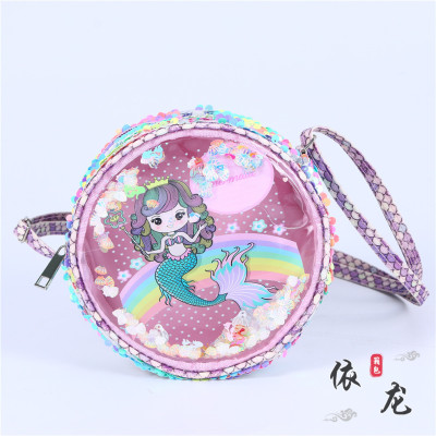 Sequined Unicorn Crossbody Bag GREAT Rainbow Glitter Waist Bag Children Student Girl Cartoon Shoulder Bag
