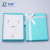 Color Printing Paper Jewelry Box Light Blue Jewelry Box Bow Necklace Box Ring Box Pendant Box Set