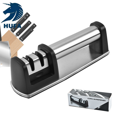 Household Manual Knife Sharpener Stainless Steel Sharpening Stick Kitchen Multi-Purpose Quick Sharpening Stone Kitchen Gadget