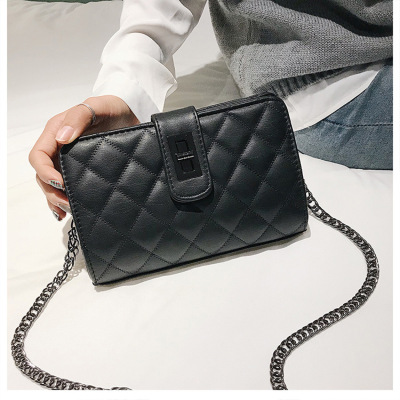 Women's Bag 2021 New Korean Style Versatile Small Square Bag Women's Bag Chanel-Style Rhombus Chain Bag Shoulder Messenger Bag Fashion
