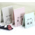 Factory Wholesale Cartoon Straw Girls Makeup Flip Mirror Cartoon Single-Sided Square Desktop Foldable Desk Mirror