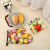 Three-Piece Kitchen Set Microwave Cushion + Microwave Oven Gloves Thickened Non-Ironing Gloves Heat Insulation Oven Gloves