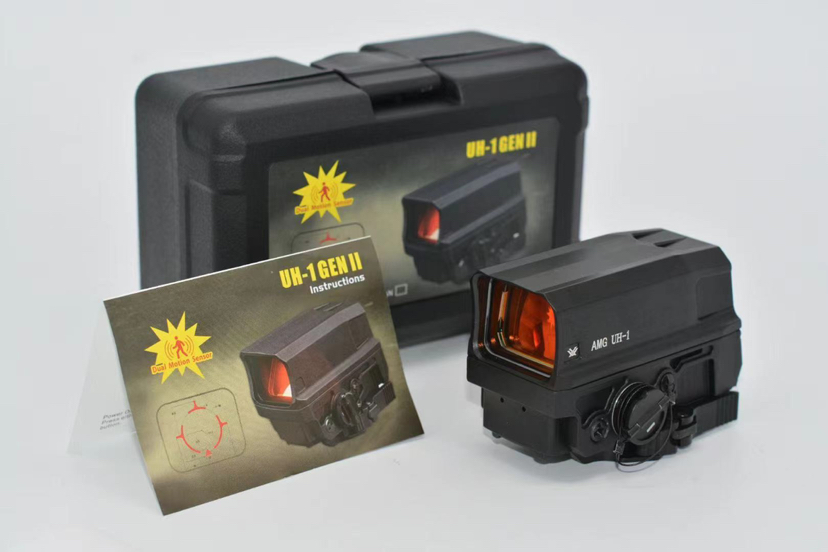 新款UH1的二代 UH2+3T/V3XM内红点瞄准镜套装全息虹膜高透瞄镜