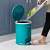 Factory Direct Sales Simple Trash Can Pedal Trash Can Portable Trash Can Living Room and Kitchen Portable Trash Can