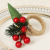 Western Style Christmas Decoration Pine Cone Napkin Ring Emulational Flower Decoration Home Napkin Ring Hotel Napkin Ring Wholesale