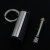 Foreign Trade Gifts Cylindrical Matches Stainless Steel Key Ring Matches Lighter Factory Direct Sales