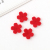 Simulation Petals Laminate Flocking Petals Rose Plum Petals Handmade DIY String Beads Materials Red Creative Retro Style