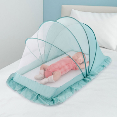 Baby Bed Mosquito Net Portable Foldable Encryption Baby Mosquito Net Children's Yurt Installation-Free Shading Mosquito Net