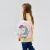 Unicorn Bag Rabbit Fur Tie-Dyed Unicorn Backpack Cartoon School Bag Baby Backpack Children Bag with Fur Ball