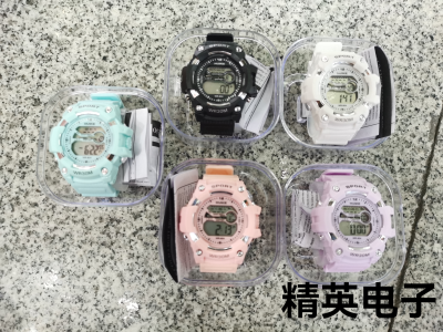 Multifunctional Luminous Strip Alarm Clock Watch Girly Sweet Led Children Student Sports Waterproof Electronic Watch