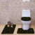 Colorful Pumpkin Head Printing Bathroom Toilet Mat Floor Mat Three-Piece Non-Slip Creative Cross-Border Amazon New