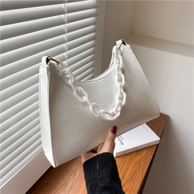 Indentation Design 2021 Summer New Fashion Shoulder Portable Underarm Women's Bag Internet Hot Casual Simple Small Square Bag