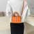 Indentation Design Textured Small Square Bag Fashion Shoulder Messenger Bag Women's 2012 New Portable Ins Vintage Bag