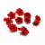 4.5cm Red roses Artificial flower Home decoration accessories Wedding Diy Wrist flower Headdress Festival supplies