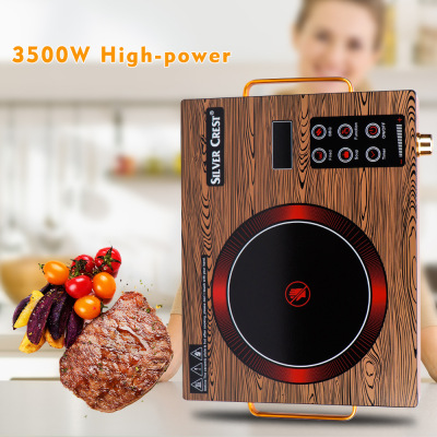 Cross-Border European-Style Household High-Power Intelligent Electric Ceramic Stove Multi-Function Stir-Fry Light Wave Energy-Saving Induction Cooker 3500W