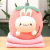 Cute Dinosaur Airable Cover Blanket Dual Purpose Throw Pillow Cartoon Fruit Animal Plush Toy 3-in-1 Siesta Cushion