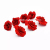 4.5cm Red roses Artificial flower Home decoration accessories Wedding Diy Wrist flower Headdress Festival supplies