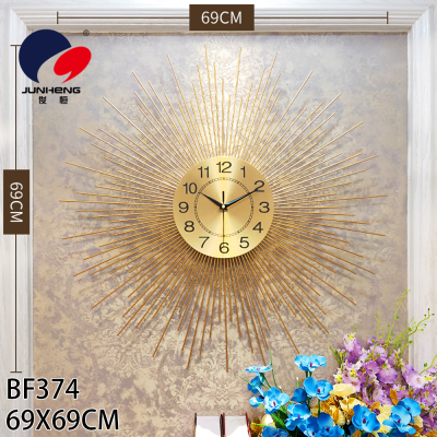 Light Luxury Clock Wall Clock Home Living Room Pocket Watch Creative Nordic Fashion Mute Simple Personality Art Decorative Clock