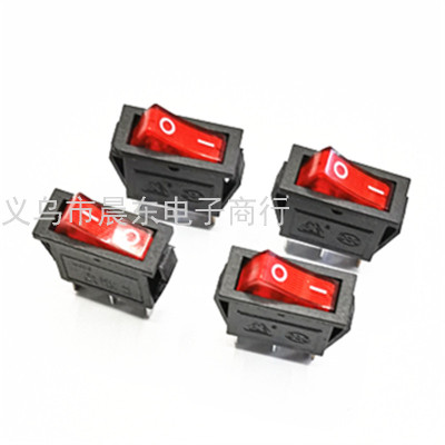 Kd3 Power Supply Rocker Switch Three-Leg Two-Gear Electric Food Warmer Rocker Switch 31 * 14mm Ship Type Rocker Switch