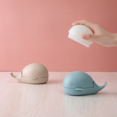 Cute Dancing Whale Clothes Cleaning Brush Shoe Brush Household Lint-Free Cleaning Brush