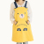 New Korean Style Cute Fashion Cartoon Painting Overclothes with Sleeves Bib Antifouling Kitchen Clothes Overalls Sleeveless Apron