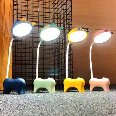 New Cartoon Head Cosmetic Mirror Table Lamp Student Writing Desk Led Learning Reading Eye Protection Desk Lamp Gift Gift