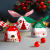 New Original Christmas Rabbit Ears Plastic Bag Cartoon Dessert Baking Packaging Snowflake Crisp Nougat Gift Bag