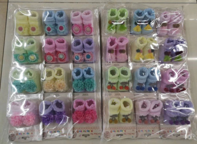 Newborn Socks Cotton Socks 0-6-12 Months Card Cute Socks