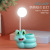 LED Desk Lamp Eye Protection Learning Cartoon Girlish Student Dormitory Rechargeable Reading Bedroom Bedside Lamp Gift
