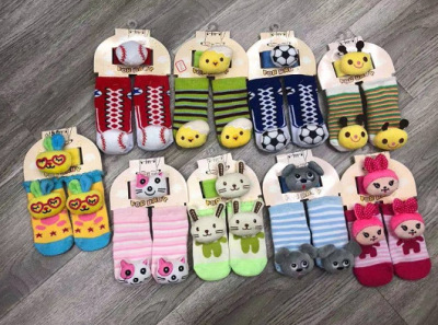 Infants Baby Socks Set Box Gift Cute Thermal Pure Cotton Socks