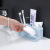 Toilet Toothbrush Rack Punch-Free Tooth Cup Toothbrush Cup Holder Toothbrush Toothpaste Holder Tooth-Cleaners Soap Storage Rack