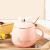 Hot Selling Gold Ceramic Cup Koshimizu Water Cup with Cover with Spoon Coffee Cup Mug