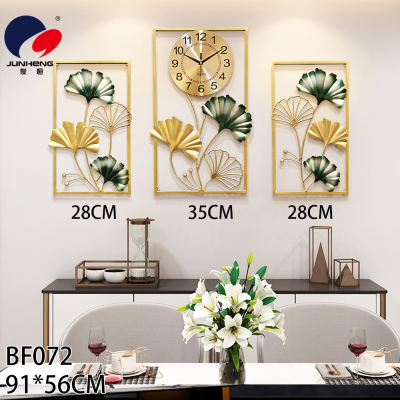 Decorative Clock Living Room Wall Clock Creative Background Wall Hanging Modern Fashion Clock New Chinese Style Wall Decoration Pocket Watch