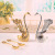 Swan Fruit Fork Storage Kitchen Fashion Creative Metal Craft Tableware Silver Swan Spoon Kit