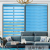 Double-Layer Waterproof Soft Gauze Curtain Office Shutter Louver Curtain Bathroom Roll-up Lifting Shading Kitchen Bathroom