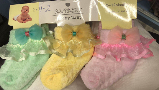 新生儿袜子纯棉袜子0-6-12月卡通可爱袜子