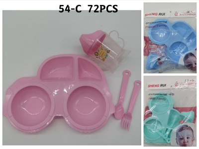 Infant Learning Eating Tableware Sets of Cartoon Boxes