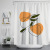 Nordic Famous Painting Waterproof and Mildew-Proof Shower Curtain Digital Customization Punch-Free Printing Bathroom Curtain