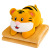 Factory Wholesale New Tiger Plush Doll down Cotton Cute Pillow Flannel Cartoon Airable Cover Pillow